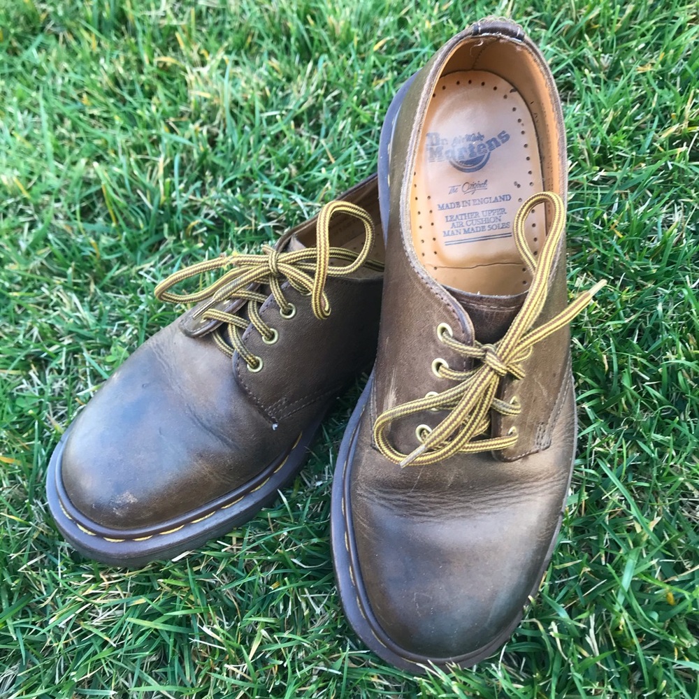 Made in England Brown Doc Martens